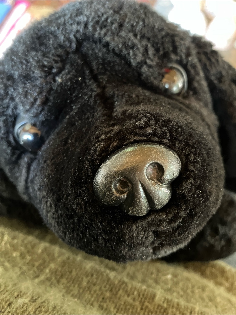 Douglas 18” black Labrador puppy plush vintage 1990’s dog stuffed animal - Picture 9 of 10